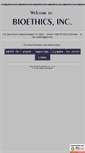 Mobile Screenshot of bioethicsinc.com